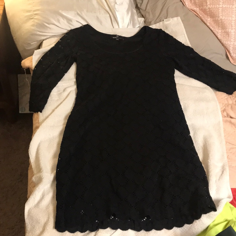 Ronni Nicole Black Dress - 8 petite